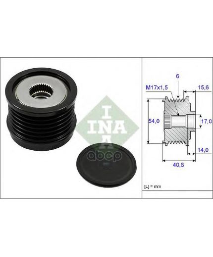 INA Шкив генератора