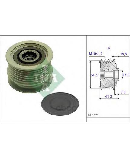 INA Шкив генератора