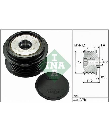 INA Шкив генератора