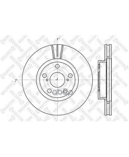 Stellox Тормозной диск передний