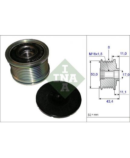 INA Шкив генератора