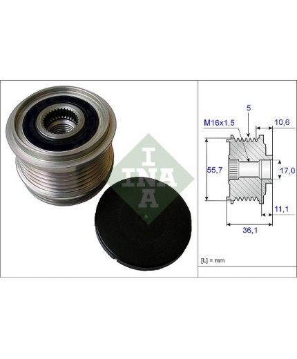 INA Шкив генератора