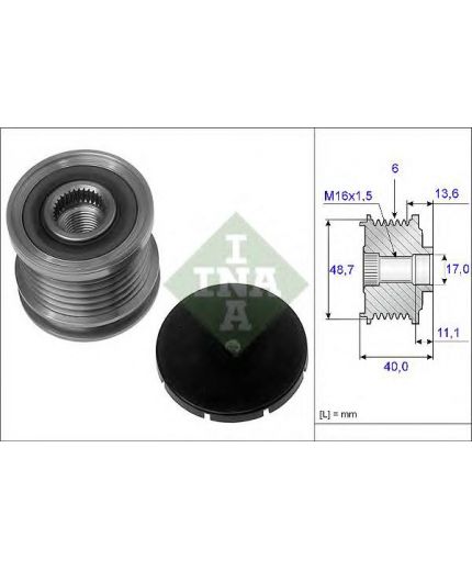 INA Шкив генератора