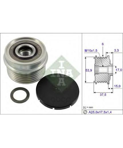 INA Шкив генератора