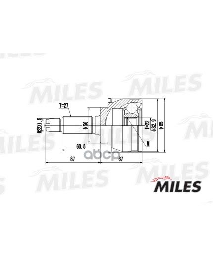 Miles ШРУС наружный