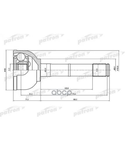 Patron ШРУС наружный 30x59x24