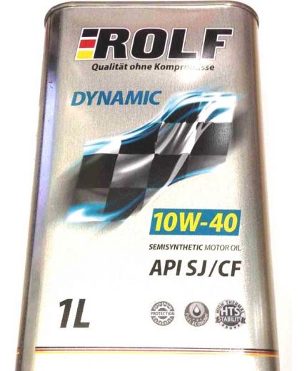 Моторное масло ROLF Dynamic SAE 10W-40 API SJ/CF 1л
