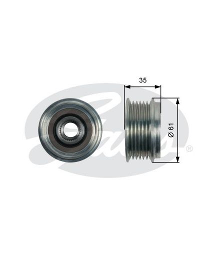 GATES Шкив генератора