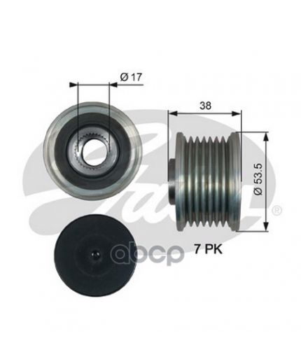 GATES Шкив генератора