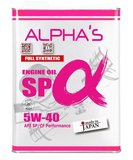 Моторное масло ALPHA’S SP ALPHA 5W-40 4л