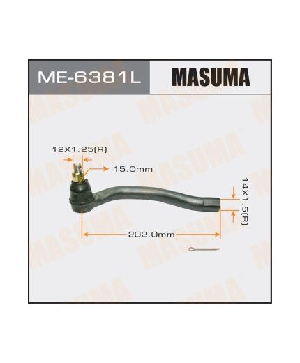 Masuma Наконечник рулевой тяги левый