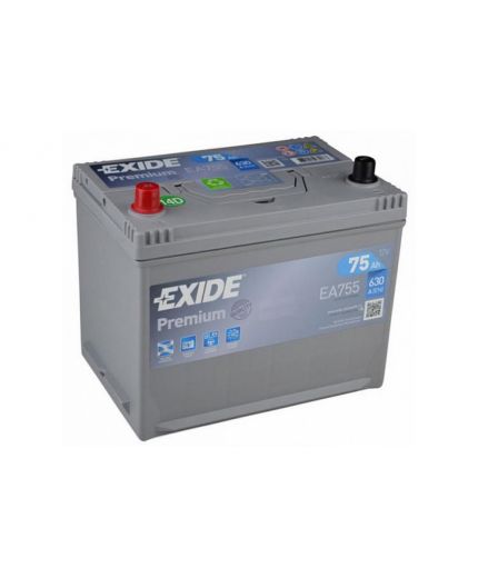 EXIDE Аккумулятор Premium EA755 630А (75 А/ч) Фото 3