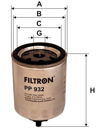 FILTRON Фильтр топливный Фото 2