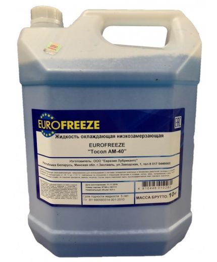 Антифриз Eurofreeze Тосол АМ-40 9.8 кг 8,88л