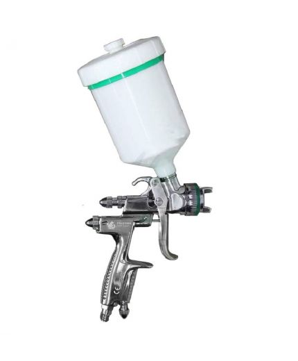 Русский мастер Краскопульт H1001 Premium HVLP верхний бачок дюза 1,3мм Фото 2