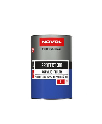 NOVOL PROTECT 310 Грунт акриловый HS 4+1 1л красный