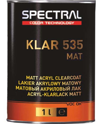 NOVOL SPECTRAL KLAR 535 Лак акриловый MAT 1л