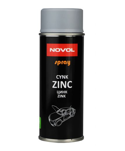 NOVOL SPRAY Zink Цинк в аэрозоли 400мл серый