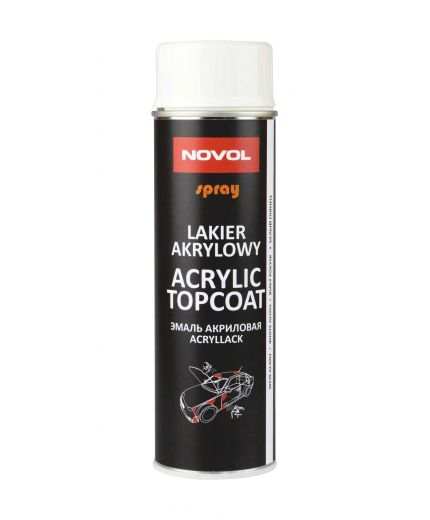 NOVOL SPRAY Acryl Краска акриловая белый глянец 500мл