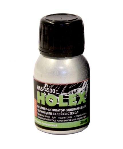 HOLEX Праймер-активатор одношаговый для вклейки стёкол 30мл черный (Замена HAS-0146)