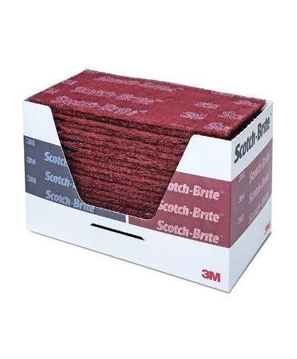 3M Лист шлифовальный Scotch-Brite Very Fine 114х228мм бордовый