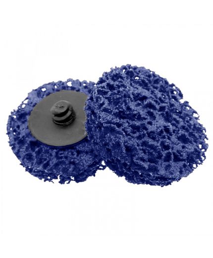 Русский мастер Круг для снятия ржавчины d 50 мм синий толщина 14мм (крепление Roloc)