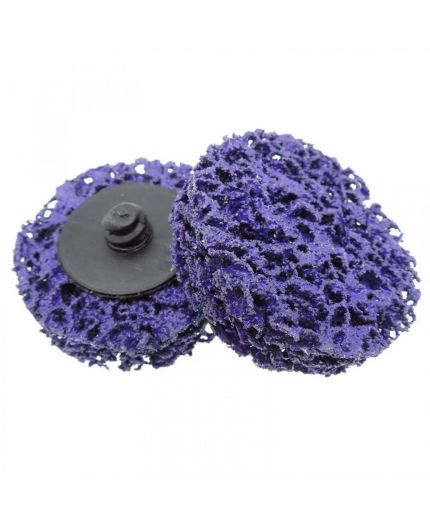 Русский мастер Круг для снятия ржавчины d 50 мм фиолетовый толщина 14мм (крепление Roloc)