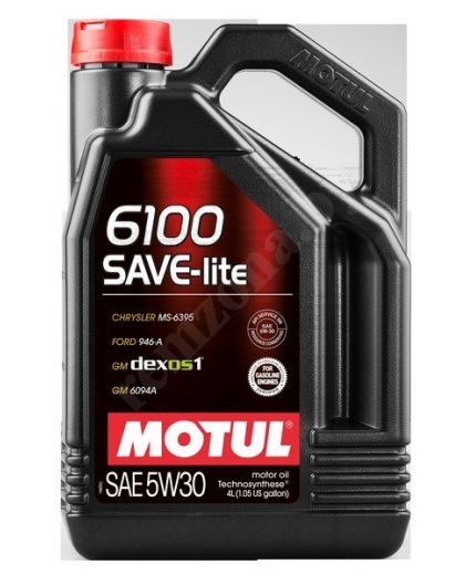 Моторное масло MOTUL 6100 SYNERGIE+ 10W-40 5л (замена 101493)