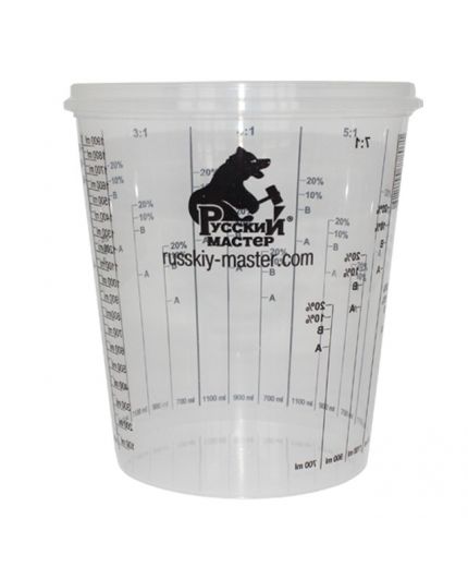 Русский мастер Емкость пластиковая 2,3л для смешивания красок