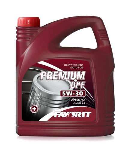 Моторное масло FAVORIT Premium DPF 5W-30 API SN/CF 5л