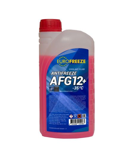 Антифриз Eurofreeze Antifreeze AFG 12+ концентрат красный 1,5л