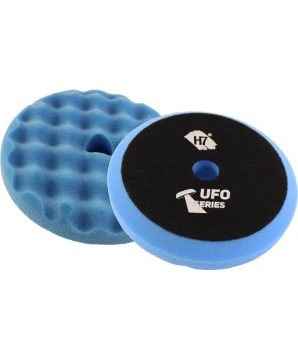 H7 Полировальник поролоновый 150х25мм синий UFO Medium Cut полужесткий рельефный Фото 2