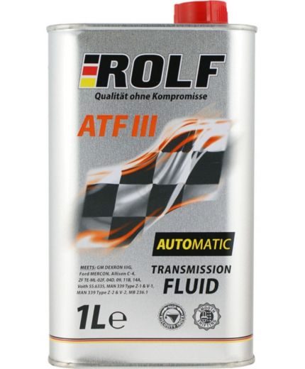 Трансмиссионное масло ROLF ATF III 1л Фото 2