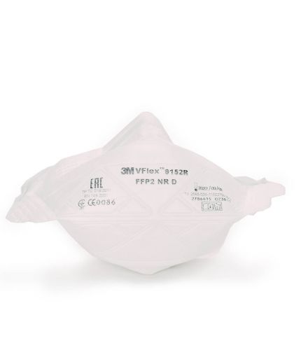3M Полумаска противоаэрозольная фильтрующая класс защиты FFP2 NR D, размер - стандартный, VFlex® Фото 3
