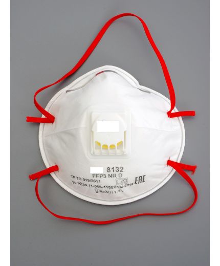 3M Полумаска противоаэрозольная фильтрующая класс защиты FFP3 NR D, с клапаном выдоха, размер - стандартный, VFlex® Фото 2
