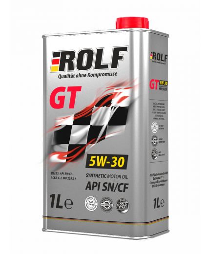 Моторное масло ROLF GT SAE 5W-30, API SN/CF 1л