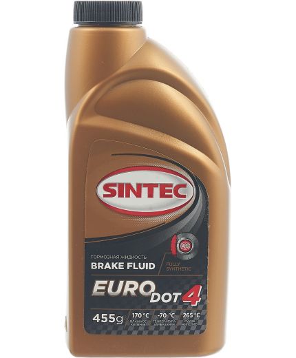 SINTEC Тормозная жидкость EURO DOT 4 455г Фото 2