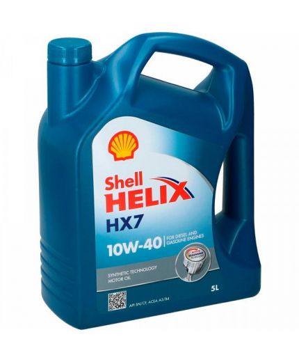 Моторное масло SHELL Helix HX7 10W-40 5л