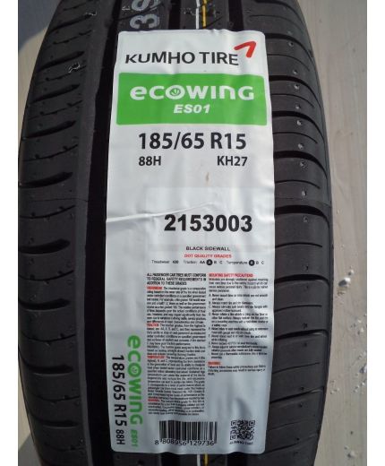 KUMHO Ecowing ES01 KH27 185/65R15 88H Фото 4