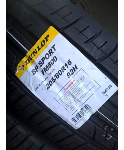 DUNLOP SP Sport FM800 205/60R16 92H Фото 3