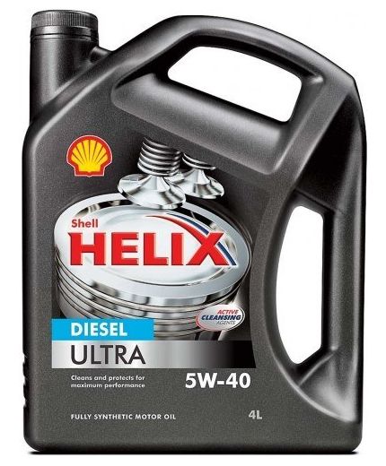 Моторное масло SHELL Helix Diesel Ultra 5W-40 4л (Заменен на 550040558) Фото 2