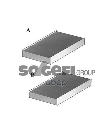 Purflux Фильтр воздушный салона угольный Фото 2