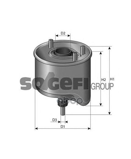 Purflux Фильтр топливный для двс