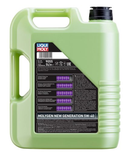 Моторное масло LIQUI MOLY Моторное масло Molygen New Generation 5W-40 5л Фото 2