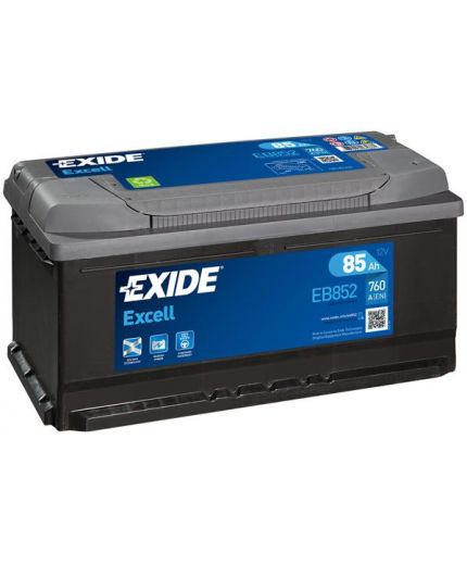 EXIDE Аккумулятор Excell EB852 760А (85 А/ч)