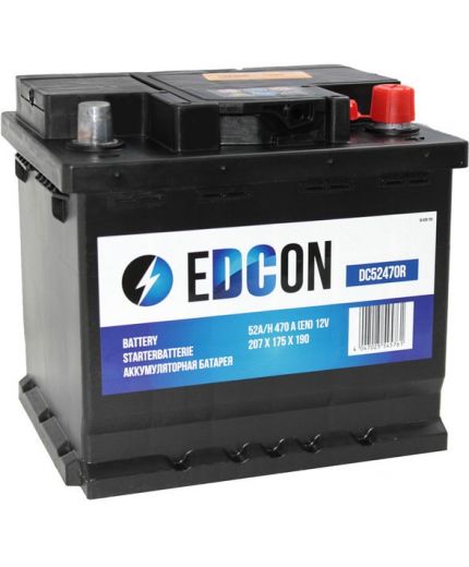 EDCON Аккумулятор DC52470R 470А (52 А/ч)