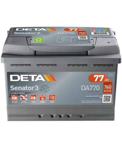 DETA Аккумулятор Senator3 DA456 390А (45 А/ч)