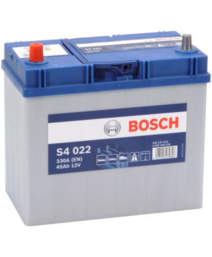 BOSCH Аккумулятор S4 022 330А (45 А/ч) JIS Фото 3