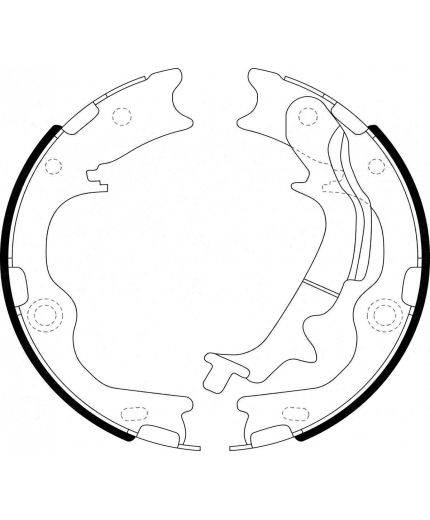 Patron Колодки барабанные задние