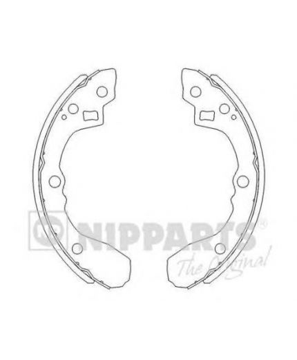 NIPPARTS Колодки дисковые Фото 2